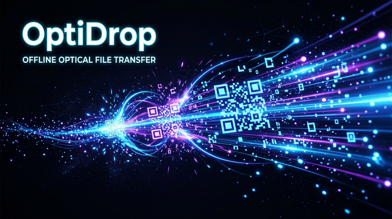 OptiDrop optical file transfer scanning interface