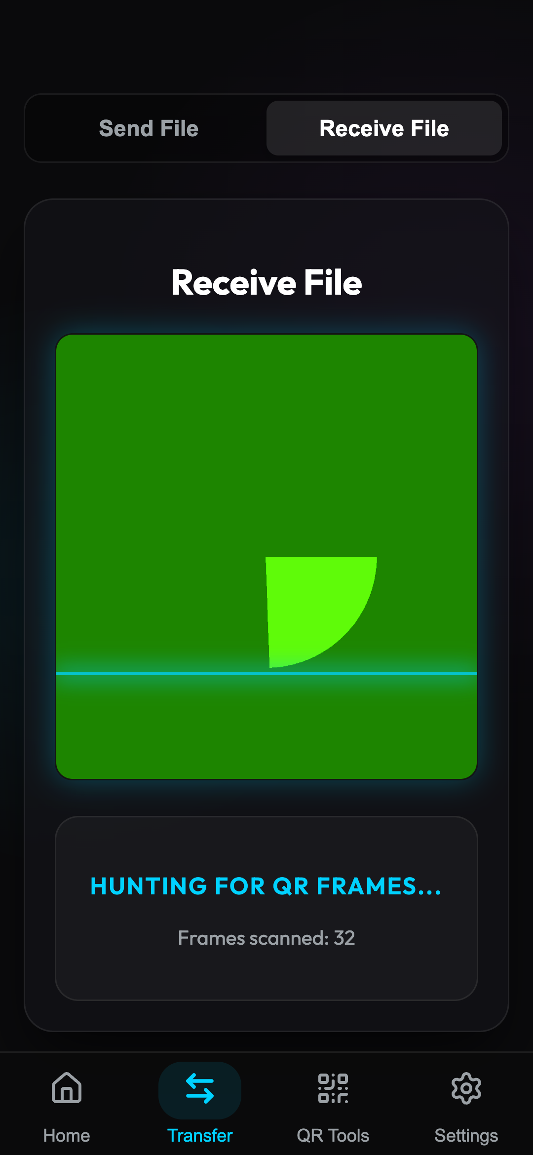 OptiDrop Receiving Data