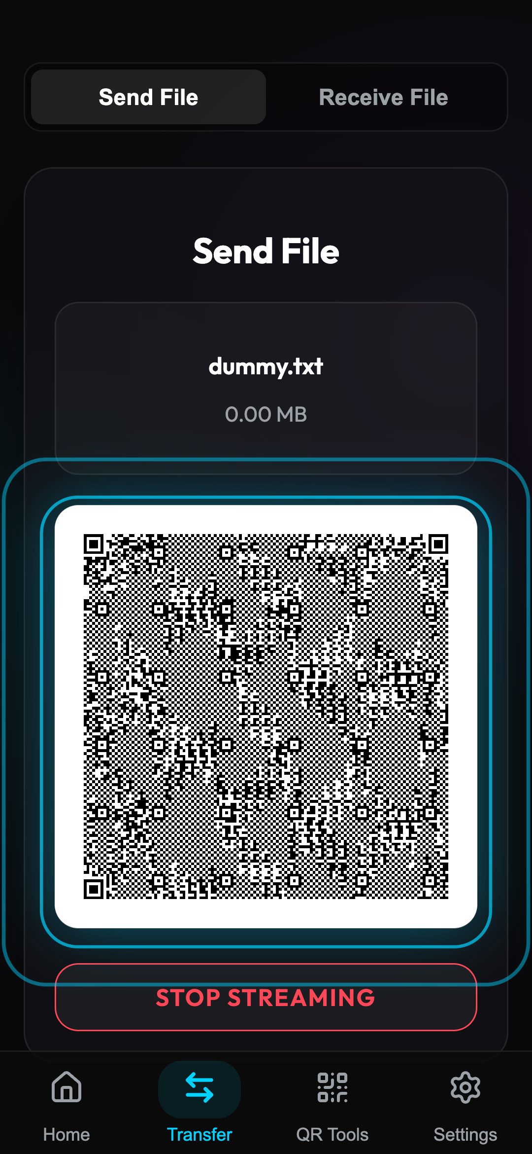 OptiDrop Sending Data